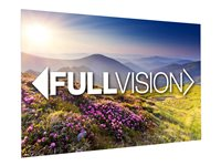 Da-Lite FullVision - Projektorduk - väggmontering - 99" (252 cm) - 16:9 - HD Progressive 1.3 10600712