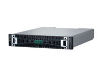 HPE Modular Smart Array 2070 10/25GbE iSCSI SFF Storage - Halvledarenhet/hårddisk-array - 23 TB - 24 fack (SAS-3) - SSD 1.92 TB x 12 - iSCSI (10 GbE), iSCSI (25 GbE) (extern) - kan monteras i rack - 2U - med 4 x 25Gb iSCSI XCVR-transceiver P84177-B25