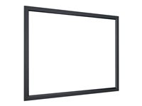 Da-Lite HomeScreen Deluxe HD - Projektorduk - väggmontering - 90" (229 cm) - 16:9 - HD Progressive 1.3 - sammetssvart 10600544