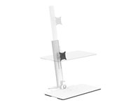 Multibrackets M Easy Stand Desktop - Ställ - för LCD-skärm/PC-utrustning - aluminium - vit - skärmstorlek: upp till 30 tum - skrivbord 7350073733170