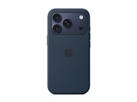 Apple - Baksidesskydd för mobiltelefon - MagSafe-kompatibilitet - silikon - midnatt - för iPhone 17 Pro MGFH4ZM/A