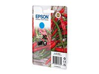 Epson 503XL - 6.4 ml - XL - cyan - original - blister med RF-larm/akustiskt larm - bläckpatron - för Expression Home XP-5200, XP-5205; WorkForce WF-2960DWF, WF-2965DWF C13T09R24020