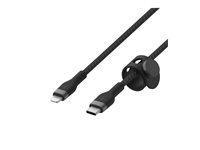 Belkin BoostCharge - Lightning-kabel - USB-C hane till Lightning hane - 3 m - svart CAA011BT3MBK
