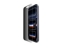 Belkin ScreenForce InvisiGlass - Skärmskydd för mobiltelefon - glas - med sekretessfilter - för Apple iPhone 17 Pro OVA214HQ