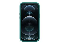LifeProof SEE - Baksidesskydd för mobiltelefon - 50 % återvunnen plast - var stilla (genomskinlig/orange/grön) - för Apple iPhone 12 Pro Max 77-83078