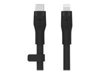 Belkin BOOST CHARGE - Lightning-kabel - 24 pin USB-C hane till Lightning hane - 3 m - svart CAA009BT3MBK