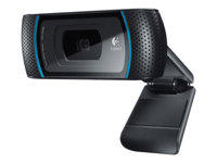 Logitech B910 HD Webcam - Webbkamera - färg - 5 MP - 1280 x 720 - ljud - USB 2.0 960-000684