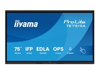 75" Stylish IFP - iiWare21E (EDLA -Google-GMS-apps) - Android 14 - 16/128GB - 40-Points DeepContrast IR+ with Optical Bonding - 3840x2160 - UHD IPS panel - Metal Housing - Fan-less - NFC - PIR (Motion sensor) - Speakers 2x 20W front facing + 20W subwoofer TE7515A-B1AG