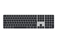 Apple Magic Keyboard with Touch ID and Numeric Keypad - Tangentbord - USB-C - trådlös - Bluetooth - QWERTY - dansk - svarta tangenter MXK83DK/A