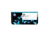 HP 746 - 300 ml - kromröd - original - DesignJet - bläckpatron P2V81A