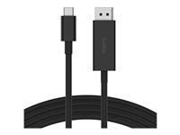 Belkin CONNECT - Adapterkabel - USB-C (hane) till DisplayPort (hane) - DisplayPort 1.4 - 2 m - stöd för 4K, stöd för 8K - svart AVC014BT2MBK