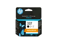 HP 337 - 11 ml - svart - original - bläckpatron - för Officejet 100, 150, K7100; Photosmart C4180, C4190, D5160, D5345, D5360, D5363, D5368 C9364EE#UUS