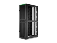 APC NetShelter SX Gen 2 - Rack skåp - 1991 H x 600 B x 1070 D mm, med sidor - golvstående - svart - 42U - 19" - TAA-kompatibel - för P/N: SRTL2K2RM1UWC, SRTL3KRM1UIC AR3100B2
