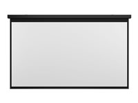 Multibrackets M Motorized Projection Screen Black Edition - Projektorduk - takmontering - motoriserad - 135" (343 cm) - 16:9 - Matte White - svart 7350022733985