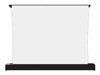 Multibrackets M - Projektionsskärm med golvställ - LS, elektrisk, stigande, RS232 - fristående - motoriserad - 118" (300 cm) - 16:9 - Matte White - svart 7350105218668