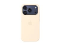 Apple - Baksidesskydd för mobiltelefon - MagSafe-kompatibilitet - silikon - vanilj - för iPhone 17 Pro MHVX4ZM/A