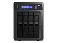 WD My Cloud EX4 WDBWWD0160KBK - NAS-server - 4 fack - 16 TB - SATA 6Gb/s - HDD 4 TB x 4 - RAID 0, 1, 5, 10, JBOD - RAM 512 MB - Gigabit Ethernet - iSCSI support WDBWWD0160KBK-EESN