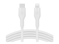Belkin BOOST CHARGE - Lightning-kabel - 24 pin USB-C hane till Lightning hane - 1 m - vit CAA009BT1MWH