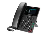 Poly VVX 250 - OBi Edition - VoIP-telefon - 3-riktad samtalsförmåg - SRTP, SIP, SDP, RTP - 4 linjer - svart 89K69AA