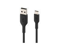 Belkin BoostCharge - USB-kabel - 24 pin USB-C (hane) till USB (hane) - 3 m - svart CAB001BT3MBK