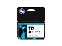 HP 712 - 38 ml - svart - original - DesignJet - bläckpatron - för DesignJet Studio, T210, T230, T250, T630, T650 3ED70A