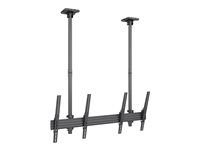 Multibrackets M Pro MBC2UPHD - Monteringssats (takmontering) - för 2 LCD/plasmapaneler - aluminium, stål - svart - skärmstorlek: 50"-75" 7350022738102