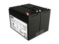 APC - UPS-batteri - VRLA - 2 x batteri - Bly-syra - 10 Ah - 0U - för Easy UPS SMV SMV1500A, SMV1500A-CA, SMV1500AI-MS, SMV1500CAI APCRBCV207