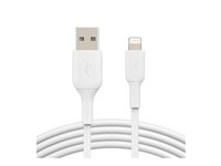 Belkin BoostCharge - Lightning-kabel - Lightning hane till USB hane - 3 m - vit CAA001BT3MWH
