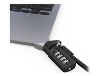 Compulocks Ledge Lock Adapter for MacBook Air 15" M2-M4 with Combination Cable Lock Silver - Säkerhetssats för system - kombinationslås MBALDG05CL