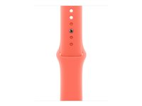 Apple - Band för smart klocka - 42mm - storlek M/L - orangeröd MDT04ZM/A