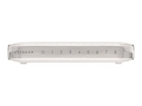 NETGEAR GS608 8-Port Gigabit Desktop Switch - Switch - ohanterad - 8 x 10/100/1000 - skrivbordsmodell GS608-300PES
