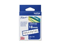 Brother TZe-145 - Standardlim - vit på transparent - Rulle (1,8 cm x 8 m) 1 kassett(er) bandlaminat - för Brother PT-P750, P950; P-Touch PT-18, D800, E310, P750, P900, P950; P-Touch EDGE PT-P750 TZE145