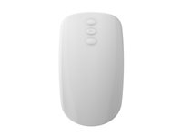 Active Key Medical AK-PMH3 - Mus - ergonomisk - skrollning med 3 knappar - höger- och vänsterhänta - optisk - 5 knappar - trådlös - 2.4 GHz - trådlös USB-mottagare - vit AK-PMH3OB-FUS-W