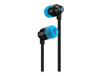 Logitech G G333 - Hörlurar med mikrofon - inuti örat - kabelansluten - 3,5 mm kontakt - svart 981-000924