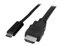 StarTech.com USB C to HDMI Adapter Cable - USB Type-C HDMI - 2m 6 ft. - 4K - Extern videoadapter - USB-C - HDMI - för P/N: TB33A1C CDP2HDMM2MB