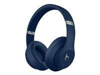 Beats Studio3 Wireless - Hörlurar med mikrofon - fullstorlek - Bluetooth - trådlös - aktiv brusradering - ljudisolerande - blå MX402ZM/A