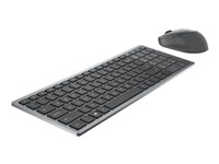 Dell Pro Plus Compact Keyboard and Mouse - KM7120W - Sats med tangentbord och mus - trådlös - 2.4 GHz, Bluetooth 5.0 - hela norden - Titan gray - med 3 years NBD Advance Exchange - för Latitude 3320, 3520, 7320 Detachable; XPS 13 9310, 17 9710 KM7120W-GY-PNN