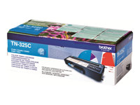 Brother TN325C - Cyan - original - tonerkassett - för Brother DCP-9055, DCP-9270, HL-4140, HL-4150, HL-4570, MFC-9460, MFC-9465, MFC-9970 TN325C