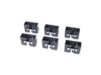 APC Cable Containment Brackets with PDU Mounting - Monteringsfästen för PDU - svart - för NetShelter SX AR7710