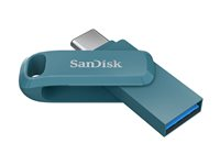 SanDisk Ultra Dual Drive Go - USB flash-enhet - 512 GB - USB 3.2 Gen 1 / USB-C - navagio bay SDDDC3-512G-G46NBB