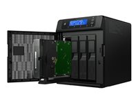 WD Sentinel DX4000 WDBLGT0120KBK - NAS-server - 4 fack - 12 TB - HDD 3 TB x 4 - RAID 1, 5 - RAM 2 GB - Gigabit Ethernet WDBLGT0120KBK-EESN