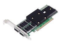 Broadcom P2200G - Nätverksadapter - PCIe 5.0 x16 låg profil - 400 Gigabit QSFP112 x 2 BCM957608-P2200GQF00