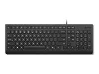 Lenovo Essential - Tangentbord - USB - QWERTY - Svenska/finska - svart - brun låda 4Y41R64666