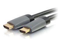 C2G Select Series 50ft Standard Speed HDMI Cable with Ethernet - In-Wall CL2 Rated - M/M - HDMI-kabel med Ethernet - HDMI hane till HDMI hane - 15.2 m - skärmad - svart - stöd för 4K 50636