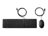 HP Desktop 320MK - Sats med tangentbord och mus - full size - USB 9SR36UT