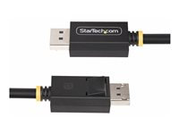 StarTech.com 1m DisplayPort 2.1 Cable, VESA-Certified, DP80 DP 2.1 Cable - DisplayPort-kabel - DisplayPort (hane) spärrad till DisplayPort (hane) spärrad - DisplayPort 2.1 - 1 m - passiv, 4K240Hz stöd, 1440p stöd 240 Hz, HDR-stöd, upp till 80 Gbps dataöverföringshastighet, UHBR20, 16K60Hz stöd, 8K85Hz stöd - svart DP21-1M-DP80-CABLE