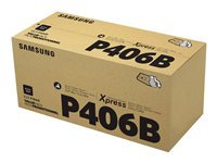 HP CLT-P406B - 2-pack - svart - original - tonerkassett (SU374A) - för Samsung CLX-3300, 3302, 3303, 3304, 3305, 3306, 3307, SCX-3300, 3301, 3305, 3306 SU374A