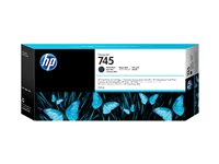 HP 745 - 300 ml - hög kapacitet - mattsvart - original - DesignJet - bläckpatron - för DesignJet Z2600 PostScript, Z5600 PostScript F9K05A