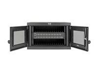 Eaton Tripp Lite Series 32-Device USB Charging Station Cabinet with Sync for Smartphones, Wall Mount and Desktop Options, 230V, BS1363 to C13 Plug, Black - Laddare för flera enheter skåp - med kretsbrytare - på bord, väggmontering - svart CSDXB32USB