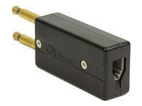 Jabra - Dubbel kontaktstiftsadapter - PJ-327 hane till RJ-9 hona 0220-649